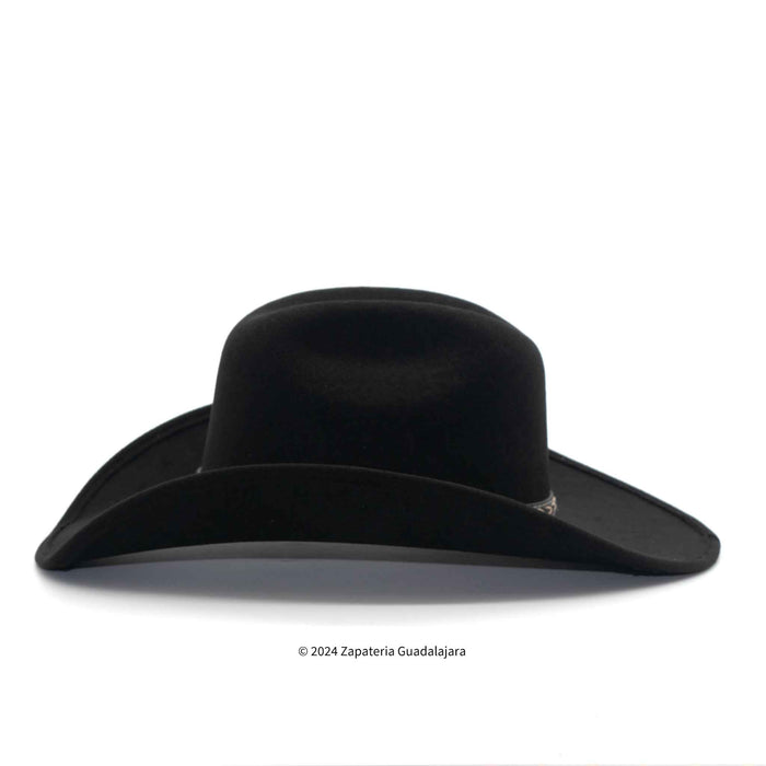 TEJANA VAQUERA FORRADA 4" BRIM BLACK COWBOY HAT