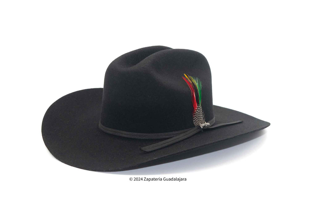 TOMBSTONE 10X MEN CHAPARRAL BLACK WOOL COWBOY HAT