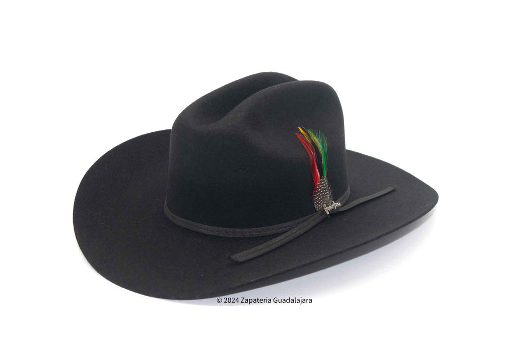 TOMBSTONE 10X MEN CHAPARRAL BLACK WOOL COWBOY HAT