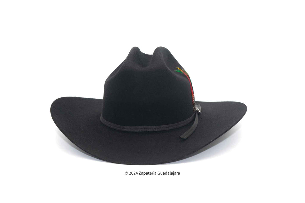 TOMBSTONE 10X MEN CHAPARRAL BLACK WOOL COWBOY HAT