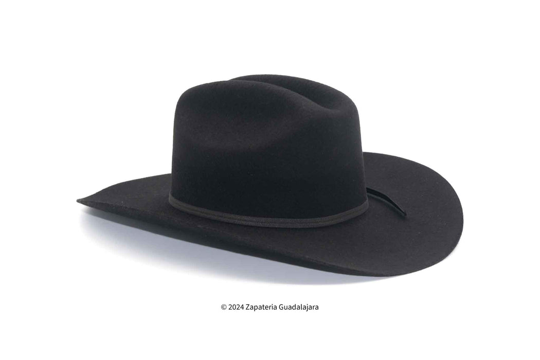 TOMBSTONE 10X MEN CHAPARRAL BLACK WOOL COWBOY HAT