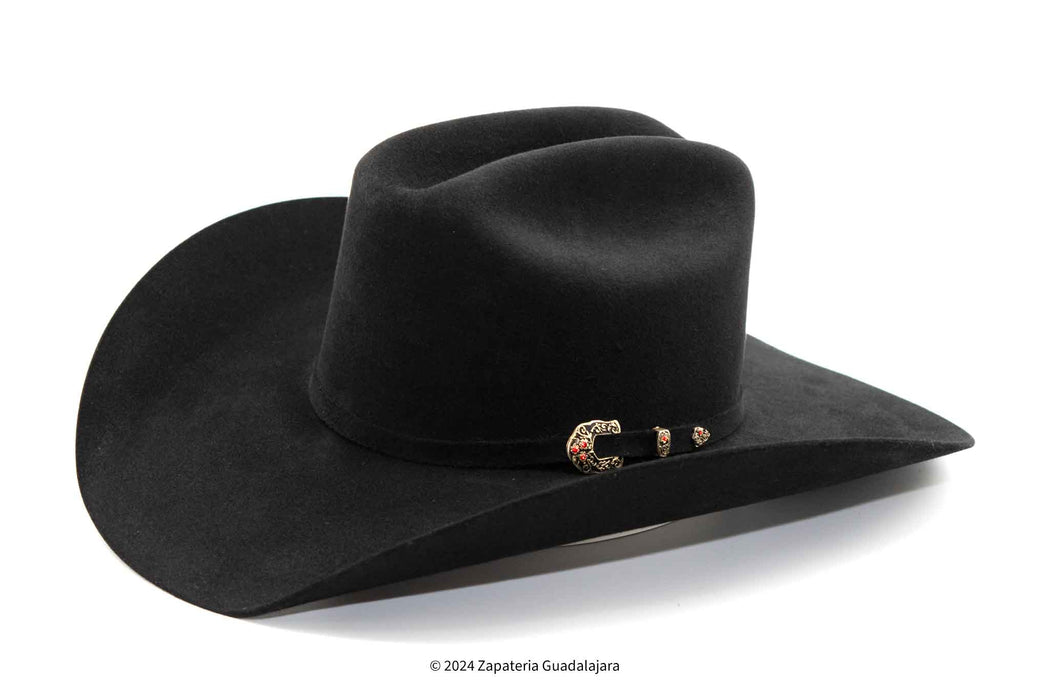 TOMBSTONE 50X ROPER BEAVER FUR BLACK HAT