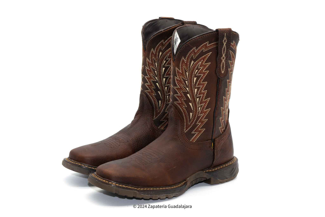 TUNDRA 10" PULL ON  BROWN WORK BOOT