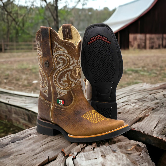 Colorado Rodeo Boot RODEO BULL FIGHT HONEY RUBBER SOLE | Genuine Leather Cowboy Boots and ...