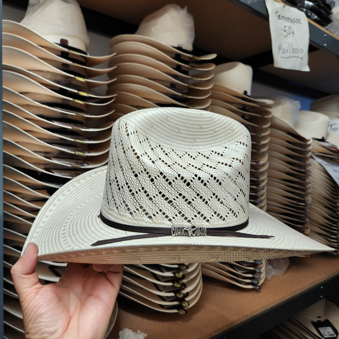 Cuernos Chuecos 100x Sonora Mountain Pick Straw Hat