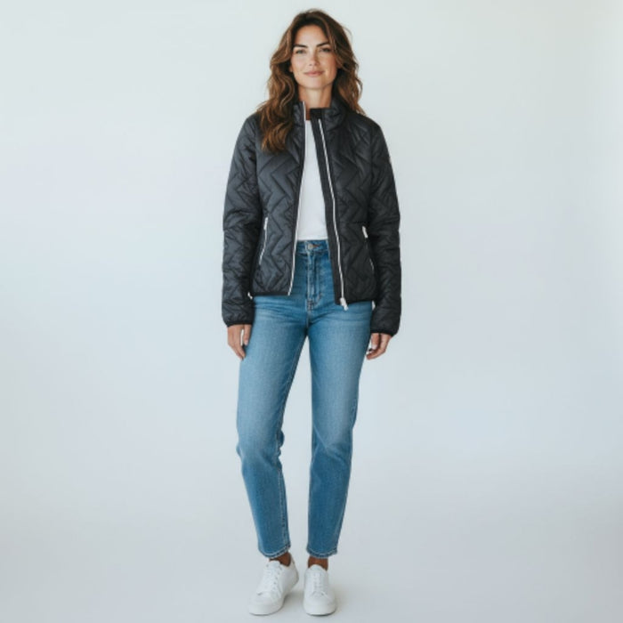 WOMEN POLYESTER JACKET #9 BLACK