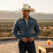 Zapateria Guadalajara cream felt cowboy hat with black band and decorative feathers. Limited edition.