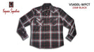 VS400L - WPCT 236# BLACK Vaquero Signature Fashion Printed shirts | Genuine Leather Vaquero Boots and Cowboy Hats | Zapateria Guadalajara | Authentic Mexican Western Wear