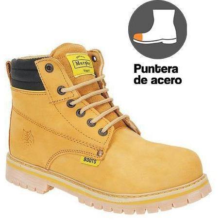MU031 Murphy Work Boots 6" Track Steel Toe Honey | Genuine Leather Vaquero Boots and Cowboy Hats | Zapateria Guadalajara | Authentic Mexican Western Wear