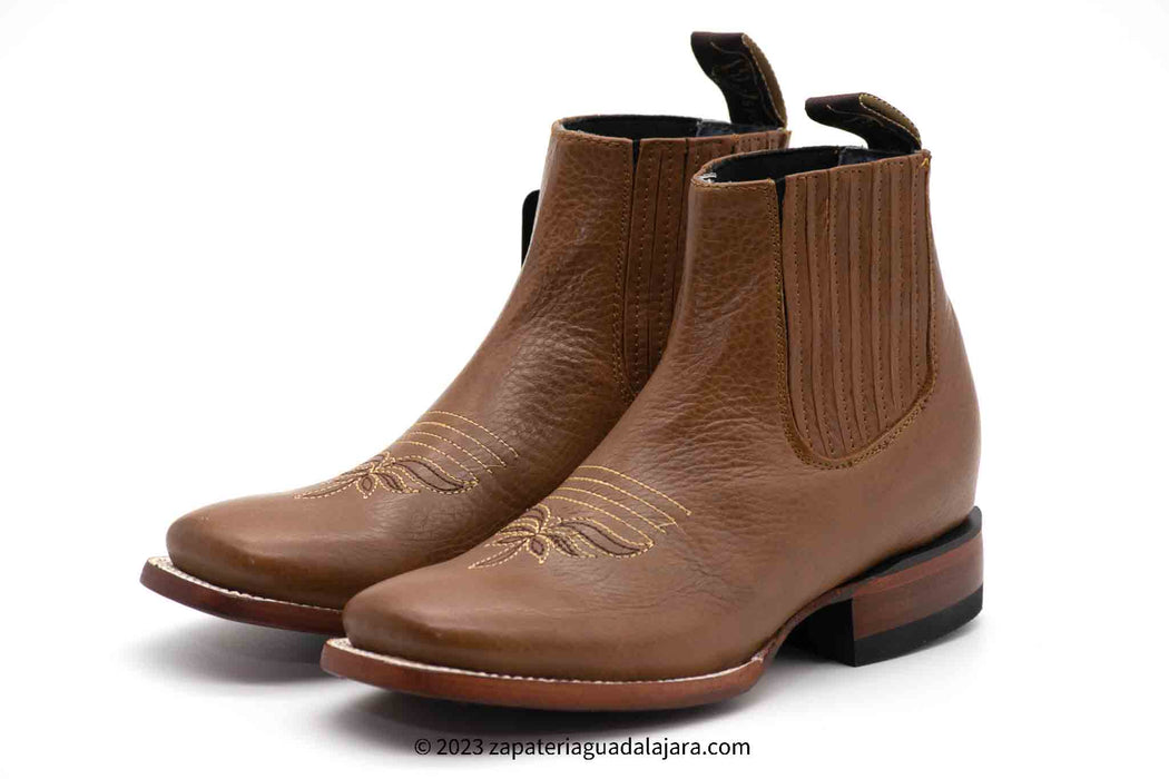 20BM9251 WIDE SQUARE TOE HIMALAYA HONEY | Genuine Leather Vaquero Boots and Cowboy Hats | Zapateria Guadalajara | Authentic Mexican Western Wear