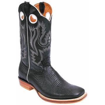 JB472 Rodeo Bull Shoulder Boot Black | Genuine Leather Vaquero Boots and Cowboy Hats | Zapateria Guadalajara | Authentic Mexican Western Wear