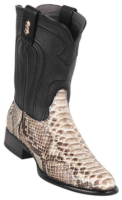 695749 LOS ALTOS BOOTS PYTHON ROPER NATURAL | Genuine Leather Vaquero Boots and Cowboy Hats | Zapateria Guadalajara | Authentic Mexican Western Wear