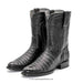 698205 LOS ALTOS BOOTS CAIMAN BELLY ROPER BLACK | Genuine Leather Vaquero Boots and Cowboy Hats | Zapateria Guadalajara | Authentic Mexican Western Wear