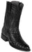 69Z0305 LOS ALTOS BOOTS OSTRICH ROPER BLACK | Genuine Leather Vaquero Boots and Cowboy Hats | Zapateria Guadalajara | Authentic Mexican Western Wear