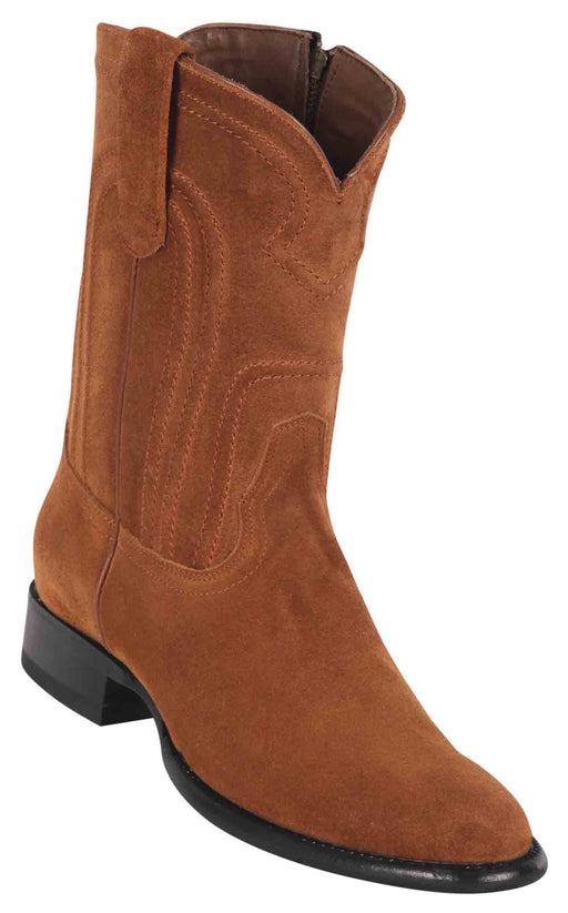 69Z66031 LOS ALTOS BOOTS SUEDE ROPER COGNAC | Genuine Leather Vaquero Boots and Cowboy Hats | Zapateria Guadalajara | Authentic Mexican Western Wear