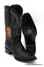 LA-762705 NARROW SQUARE TOE GRISLY BLACK | Genuine Leather Vaquero Boots and Cowboy Hats | Zapateria Guadalajara | Authentic Mexican Western Wear