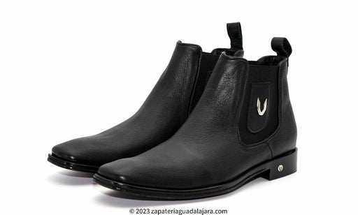 VESTIGIUM 7BV025105 CHELSEA DEER BLACK | Genuine Leather Vaquero Boots and Cowboy Hats | Zapateria Guadalajara | Authentic Mexican Western Wear