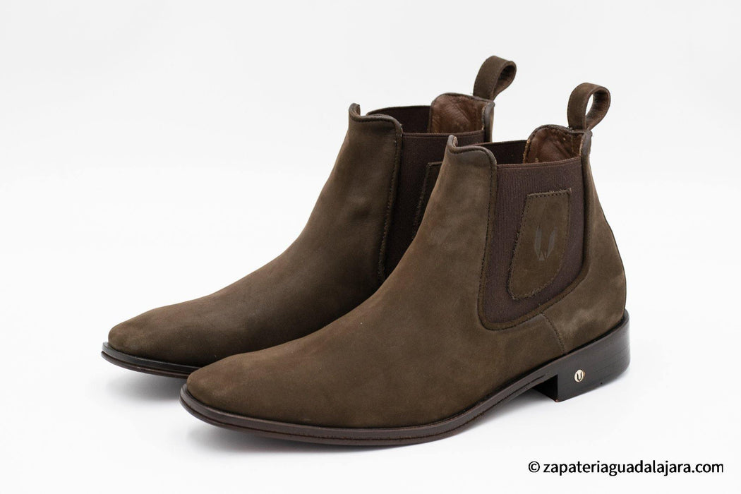 VESTIGIUM 7BV026359 CHELSEA NOBUCK DARK TABACCO | Genuine Leather Vaquero Boots and Cowboy Hats | Zapateria Guadalajara | Authentic Mexican Western Wear