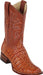 8220103 LOS ALTOS BOOTS WIDE SQUARE TOE CAIMAN TAIL COGNAC | Genuine Leather Vaquero Boots and Cowboy Hats | Zapateria Guadalajara | Authentic Mexican Western Wear