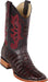 8220118 LOS ALTOS BOOTS WIDE SQUARE TOE CAIMAN TAIL BLACK CHERRY | Genuine Leather Vaquero Boots and Cowboy Hats | Zapateria Guadalajara | Authentic Mexican Western Wear