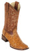 8220354 LOS ALTOS BOOTS WIDE SQUARE TOE OSTRICH AMBER | Genuine Leather Vaquero Boots and Cowboy Hats | Zapateria Guadalajara | Authentic Mexican Western Wear