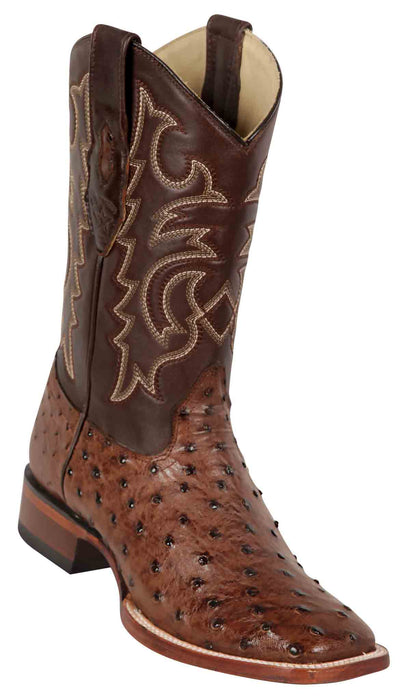 82203560 LOS ALTOS BOOTS WIDE SQUARE TOE OSTRICH KANGO | Genuine Leather Vaquero Boots and Cowboy Hats | Zapateria Guadalajara | Authentic Mexican Western Wear