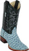 8220382 LOS ALTOS BOOTS WIDE SQUARE TOE OSTRICH RUSTIC BLUE | Genuine Leather Vaquero Boots and Cowboy Hats | Zapateria Guadalajara | Authentic Mexican Western Wear