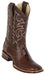 8220507 LOS ALTOS BOOTS WIDE SQUARE TOE OSTRICH LEG BROWN | Genuine Leather Vaquero Boots and Cowboy Hats | Zapateria Guadalajara | Authentic Mexican Western Wear