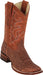 8220903 LOS ALTOS BOOTS WIDE SQUARE TOE SHARK RUSTIC COGNAC | Genuine Leather Vaquero Boots and Cowboy Hats | Zapateria Guadalajara | Authentic Mexican Western Wear