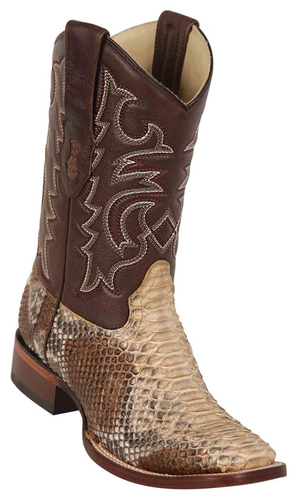 8225711 LOS ALTOS BOOTS WIDE SQUARE TOE PYTHON ORYX | Genuine Leather Vaquero Boots and Cowboy Hats | Zapateria Guadalajara | Authentic Mexican Western Wear