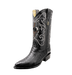 JB925 J Toe Ostrich Original Boot Black | Genuine Leather Vaquero Boots and Cowboy Hats | Zapateria Guadalajara | Authentic Mexican Western Wear