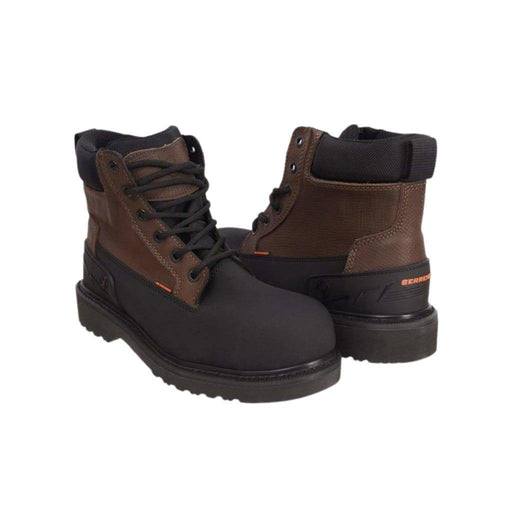 BE191 Berrendo Short Boot Water Resistance Steel Toe Brown | Genuine Leather Vaquero Boots and Cowboy Hats | Zapateria Guadalajara | Authentic Mexican Western Wear