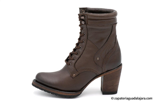Q38B8307 Belmont Bootie Brown | Genuine Leather Vaquero Boots and Cowboy Hats | Zapateria Guadalajara | Authentic Mexican Western Wear