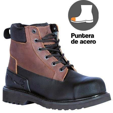 BE191 Berrendo Short Boot Water Resistance Steel Toe Brown | Genuine Leather Vaquero Boots and Cowboy Hats | Zapateria Guadalajara | Authentic Mexican Western Wear