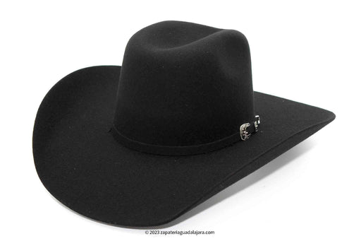 CUERNOS CHUECOS 6X RENEGADO BLACK | Genuine Leather Vaquero Boots and Cowboy Hats | Zapateria Guadalajara | Authentic Mexican Western Wear
