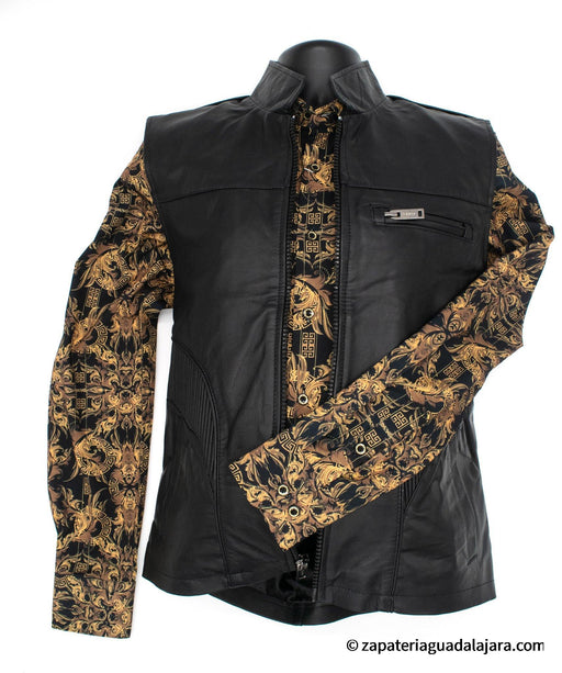 LAMB LEATHER MEN VEST #3 | Genuine Leather Vaquero Boots and Cowboy Hats | Zapateria Guadalajara | Authentic Mexican Western Wear