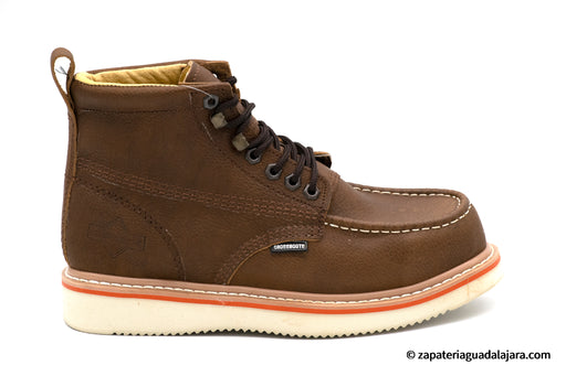 CB-2020 5" MR MOC TOE LIGHT BROWN | Genuine Leather Vaquero Boots and Cowboy Hats | Zapateria Guadalajara | Authentic Mexican Western Wear