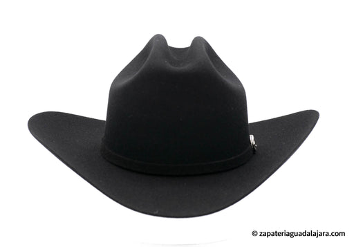 CUERNOS CHUECOS 6X CHAPARRAL BLACK | Genuine Leather Vaquero Boots and Cowboy Hats | Zapateria Guadalajara | Authentic Mexican Western Wear