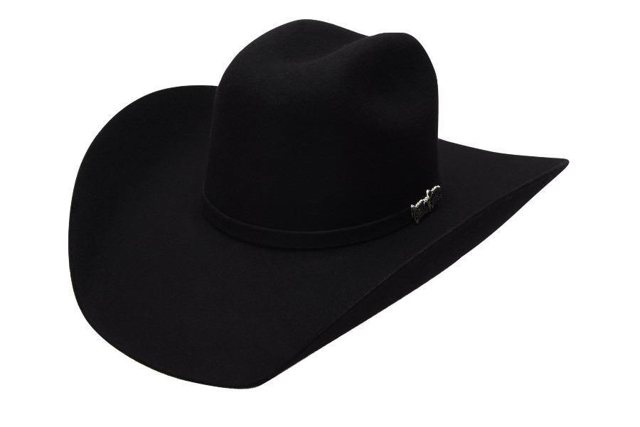 Cuernos Chuecos 6x Oscar Black | Genuine Leather Vaquero Boots and Cowboy Hats | Zapateria Guadalajara | Authentic Mexican Western Wear