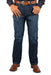 Men Dark Blue Classic Bootcut Premium Jeans | Genuine Leather Vaquero Boots and Cowboy Hats | Zapateria Guadalajara | Authentic Mexican Western Wear
