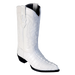 Los Altos Caiman Tail J-Toe Boot White | Genuine Leather Vaquero Boots and Cowboy Hats | Zapateria Guadalajara | Authentic Mexican Western Wear