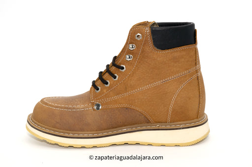 HB80151 HONEY MOC TOE | Genuine Leather Vaquero Boots and Cowboy Hats | Zapateria Guadalajara | Authentic Mexican Western Wear