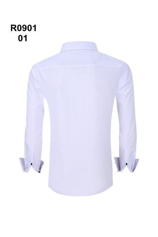 R0901 LONG SLEEVE RICCELI WHITE (Extra Slim Fit) | Genuine Leather Vaquero Boots and Cowboy Hats | Zapateria Guadalajara | Authentic Mexican Western Wear