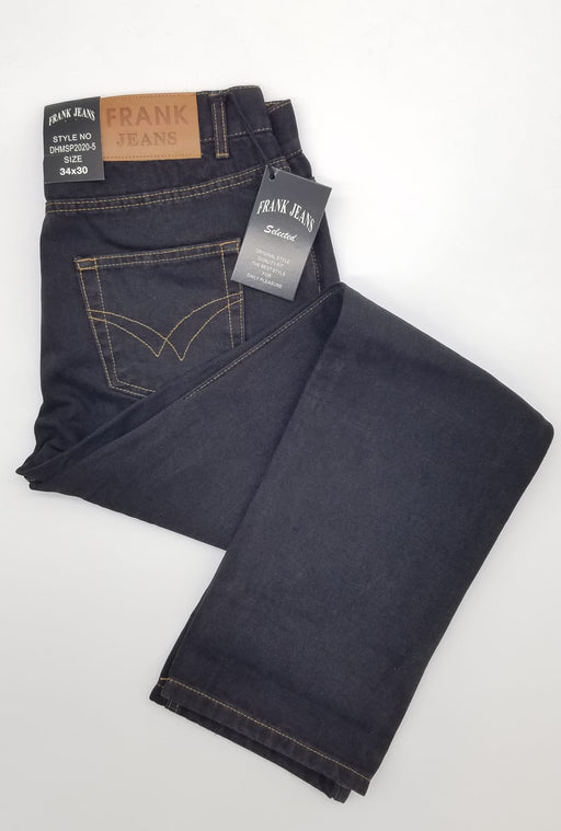 MEN DENIM JEAN PREMIUM COTTON STRAIGHT LEG BLACK | Genuine Leather Vaquero Boots and Cowboy Hats | Zapateria Guadalajara | Authentic Mexican Western Wear