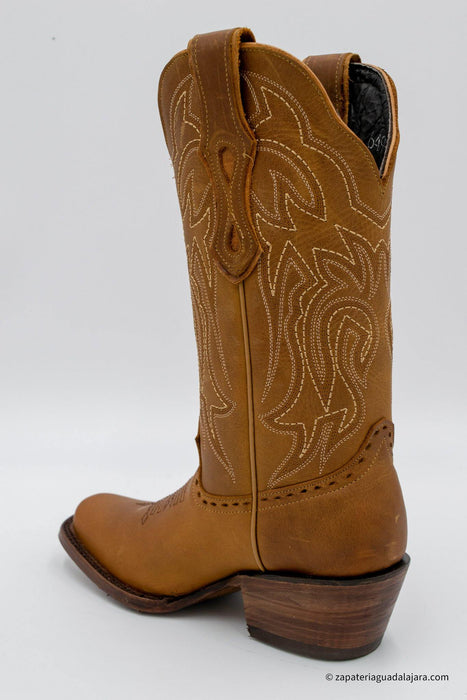 JB13-01 Honey | Genuine Leather Vaquero Boots and Cowboy Hats | Zapateria Guadalajara | Authentic Mexican Western Wear