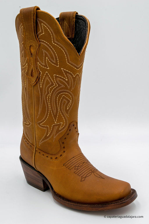 JB13-01 Honey | Genuine Leather Vaquero Boots and Cowboy Hats | Zapateria Guadalajara | Authentic Mexican Western Wear