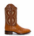 JB706 WIDE SQUARE TOE CAIMAN BELLY COGNAC | Genuine Leather Vaquero Boots and Cowboy Hats | Zapateria Guadalajara | Authentic Mexican Western Wear
