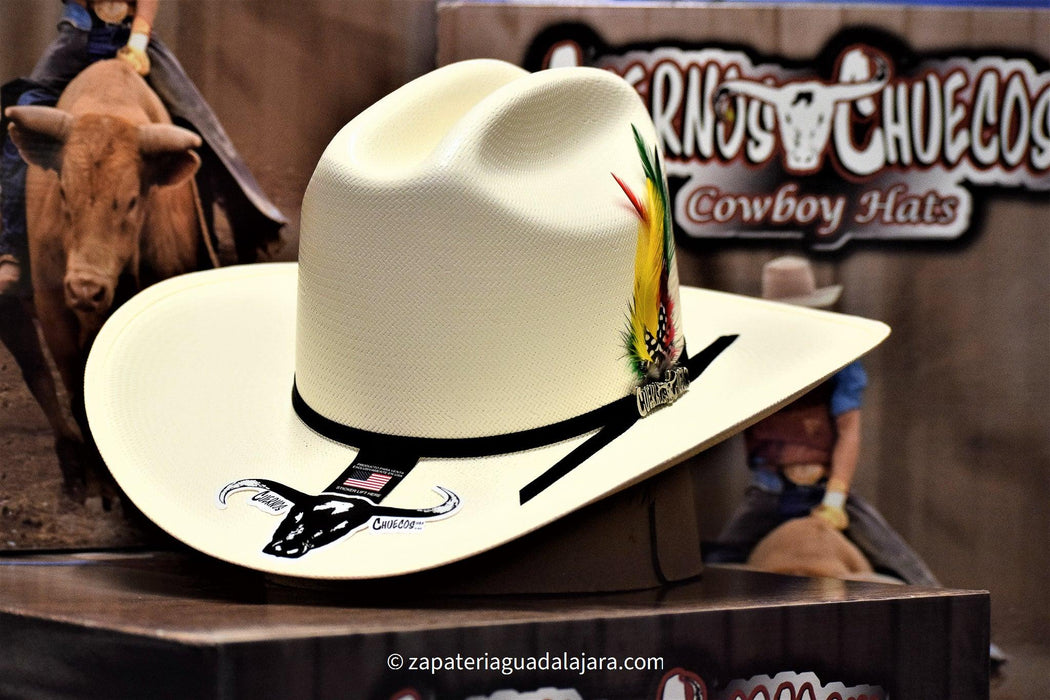 CUERNOS CHUECOS 100X JOHNSON | Genuine Leather Vaquero Boots and Cowboy Hats | Zapateria Guadalajara | Authentic Mexican Western Wear