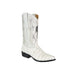 JB904 J Toe Cocodrile Print Leather Boot Bone | Genuine Leather Vaquero Boots and Cowboy Hats | Zapateria Guadalajara | Authentic Mexican Western Wear