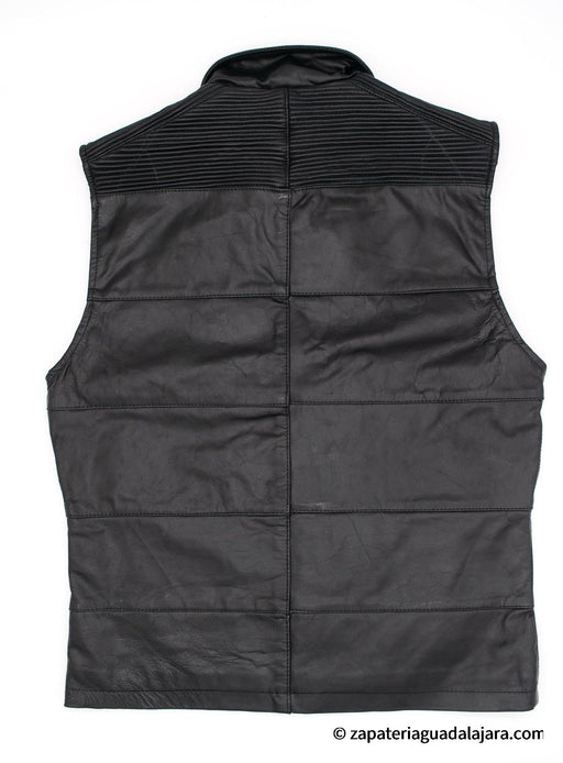 LAMB LEATHER MEN VEST #1 | Genuine Leather Vaquero Boots and Cowboy Hats | Zapateria Guadalajara | Authentic Mexican Western Wear